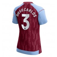 Aston Villa Diego Carlos #3 Hjemmedrakt Dame 2023-24 Kortermet